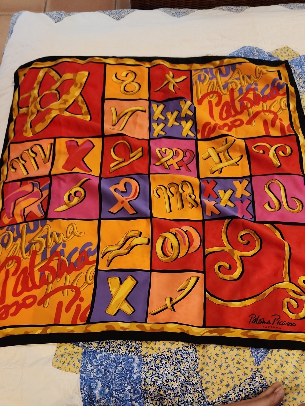 Vintage Paloma Picasso Scarf